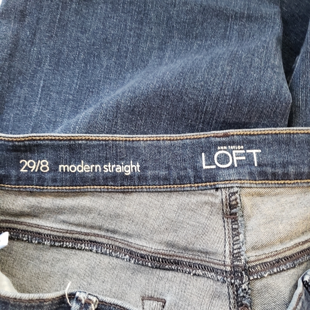 LOFT Modern Straight Jean Size 29/8 - Picture 2 of 8